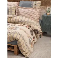 L'essentiel Maison L'Essentiel, Juego de ropa de cama para el hogar, modelo Dakota - CTN6422, color gris, funda de edredón, 100% algodón reforzado
