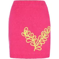 IZIA Falda 'Fashion Look' amarillo / rosa claro