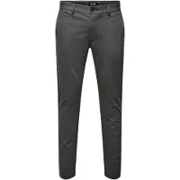 Only & Sons Pantalón chino 'ONSMark' antracita
