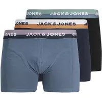 Jack & Jones Calzoncillo boxer 'JWHERIC' marino / ópalo / negro / blanco