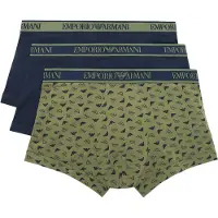 Emporio Armani Calzoncillo boxer azul / navy / azul claro