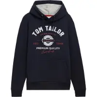 Tom Tailor Sudadera marino / rojo oscuro / blanco