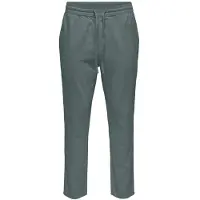 Only & Sons Pantalón 'Live Crop' verde oscuro
