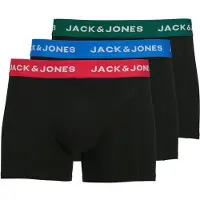 Jack & Jones Calzoncillo boxer 'JACJOE' azul / verde oscuro / frambuesa / negro