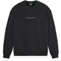 Scotch & Soda Sudadera negro / blanco