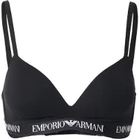 Emporio Armani para mujer. EW000442_AF13033 Sujetador Padded Triangle negro (M), Homewear, Algodón, outlet 2026.