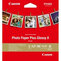 Canon PP-201 Papel fotográfico Plus Glossy II 13x13cm 265g 20 hojas