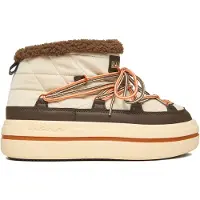 Napapijri - Women's Mid Boot Glacier - Botas invierno size 6, beige/marrón