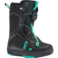 K2 Snowboard - Botas de snowboard niños - Lil Kat Black - Talla 33 - Negro