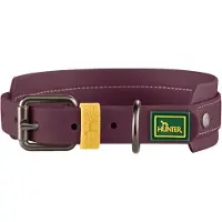 Hunter - Halsband Havanna - Collares para perro size S/M - 32-40 cm, negro
