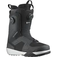 Salomon Snowboard - Botas de snowboard hombre - Dialogue Dual Boa Black/White - Talla 46,5 - Negro
