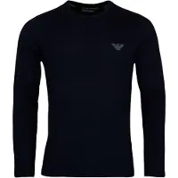 Emporio Armani Camiseta azul noche / blanco