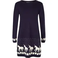 Happy girls Vestido navy / blanco