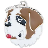 My Family Placa Para Mascotas San Bernardo