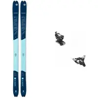Blizzard - Packs esquí de travesía - Pack Zero G 088 W 2026 para Mujer de Madera - Azul