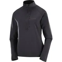 Salomon - Women's Essential Lightwarm Half Zip - Jerséis de forro polar size M, gris