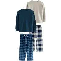 Next Pijama azul / azul oscuro / gris claro