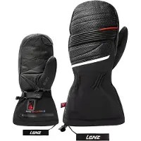 Lenz - Guantes de esquí - Heat Glove 6.0 Finger Cap Mittens Unisex Noir - Talla L - Negro