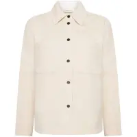 KnowledgeCotton Apparel - Women's 14 Wales Corduroy - Blusa size XL, blanco/beige