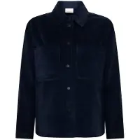 KnowledgeCotton Apparel - Women's 14 Wales Corduroy - Blusa size L, azul