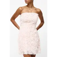 French Connection Cher Textured Tube Mini Dress Blush Pink Talla: 18 | Mini Vestidos Outlet | Mujer | Rosa