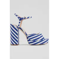 Lk bennett Fs Rosa Twist Front Platf Blue Talla: 37 | Chancletas Outlet | Mujer | Azul