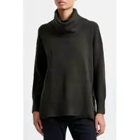 French Connection Babysoft Ribbed Cowl Neck Jumper Brunswick Green Talla: S | Sudaderas con Capucha Outlet | Mujer | Verde