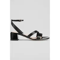 Lk bennett Fs Etta Strap Low Block Black Talla: 38 | Chancletas Outlet | Mujer | Negro