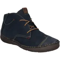 Josef seibel Botines con cordones 'Schnürstiefel Damen 59690-MI796500 Echtleder in blau' azul