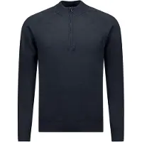 No-excess Pullover Half Zip High Collar Solid Night Talla: S | Jerséis Outlet | Hombre | Negro