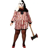 Atosa Disfraz De Mujer De Payaso De Halloween