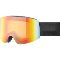 Uvex - Máscaras de esquí - Provoqe FM Black Mirror Rainbow (S2) - Negro