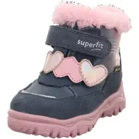Legero Botas de nieve 'HUSKY+' gris / albaricique / rosa