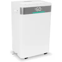 Vonroc Deshumidificador – 20 L/día – Depósito de 4,5L – Wi-Fi | Filtro HEPA y de carbón