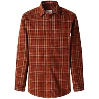 Pepe Jeans Camisa 'Cliffton' crema / rojo cereza / rojo fuego