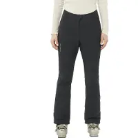 Salomon - Pantalones de esquí mujer - Reason Pant W Deep Black para Mujer - Talla L - Negro