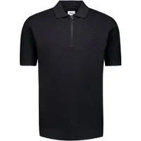 No-excess Pullover Short Sleeve Polo Zip Solid Jacquard Black Talla: 3XL | Polos Outlet | Hombre | Negro