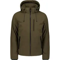 No-excess Jacket Short Fit Hooded Softshell Stretch Taupe Talla: XL | Chaquetas de Invierno Outlet | Hombre | Negro