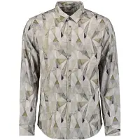 No-excess Shirt Allover Printed Fine Corduroy Light Moss Talla: 3XL | Camisas Casuales Outlet | Hombre