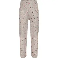 Happy girls Leggings gris moteado / lila / rosa