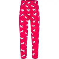 Happy girls Leggings antracita / púrpura / rojo pastel / blanco
