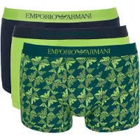 Emporio Armani Calzoncillo boxer azul oscuro / verde / negro