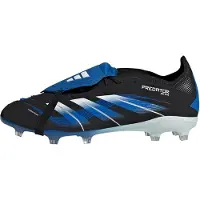 Adidas adidasBota de fútbol con lengüeta plegable Predator Elite JB césped natural seco 29 Core Black / Cloud White / Glow Blue Niño