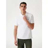 GUESS Camiseta negro / blanco