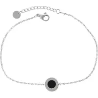 Faina Pulsera negro / plata