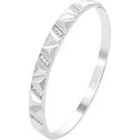 Faina Pulsera plata / transparente