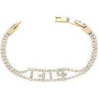 Faina Pulsera oro / transparente
