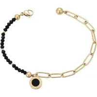 Faina Pulsera oro / negro