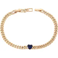 Faina Pulsera azul oscuro / oro