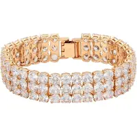 NAEMI Pulsera oro / blanco